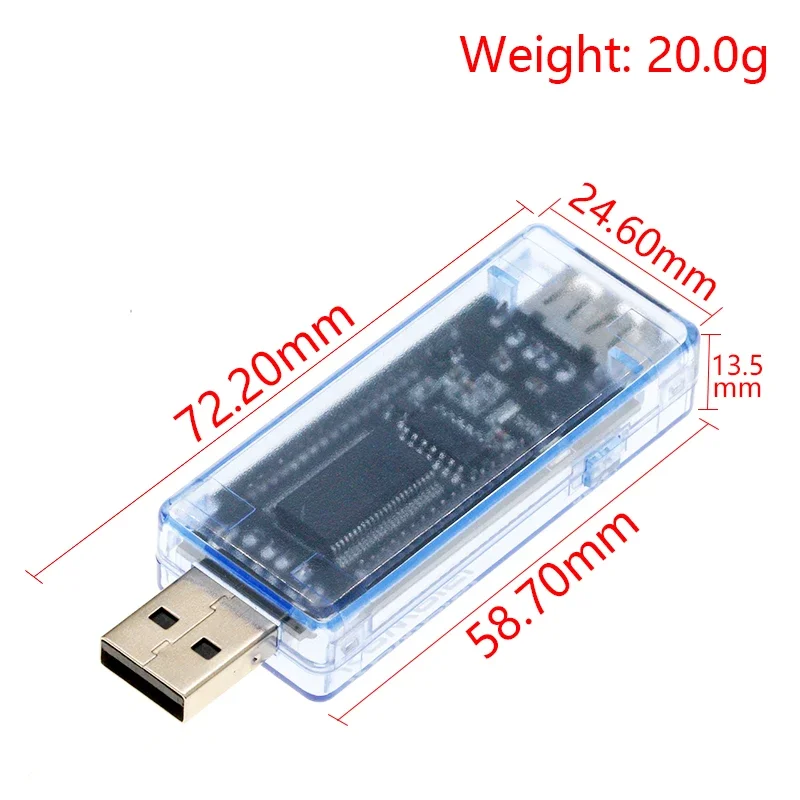USB Current Voltage Capacity Tester Volt Current Voltage Detect Charger Capacity Tester Meter Mobile Power Detector Battery Test