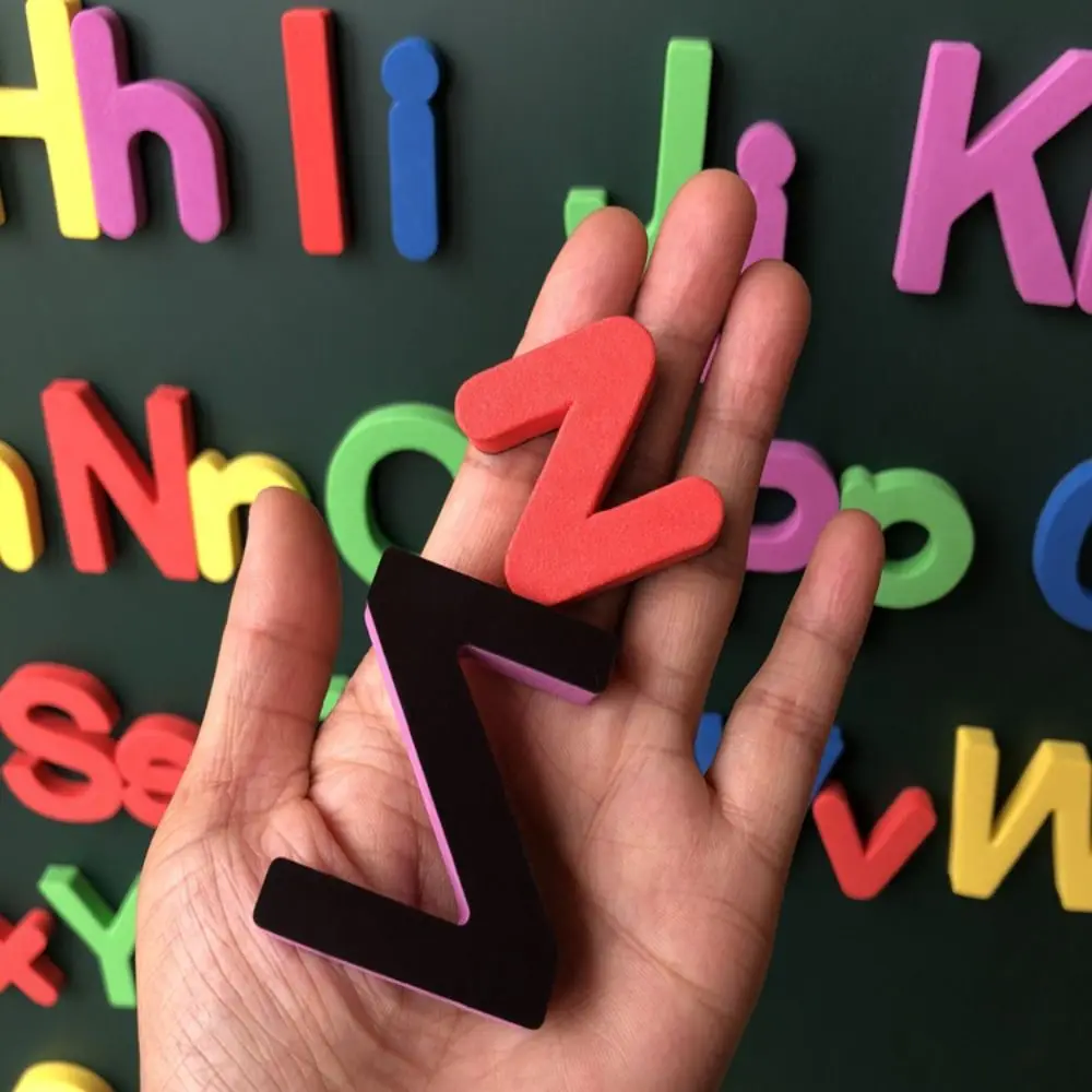 

24pcs Magnetic Alphabet Letters EVA Magnetic Letter Sticker Soft Washable Magnetic Letter Refrigerator Sticker EVA Foam Letter