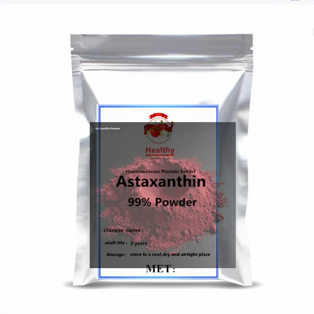 99% Natural Astaxanthin Powder, Botanical‑Sourced Cosmetic Base Material, Fine Even Powder Consistency, Tight Factory‑Sealed Pac