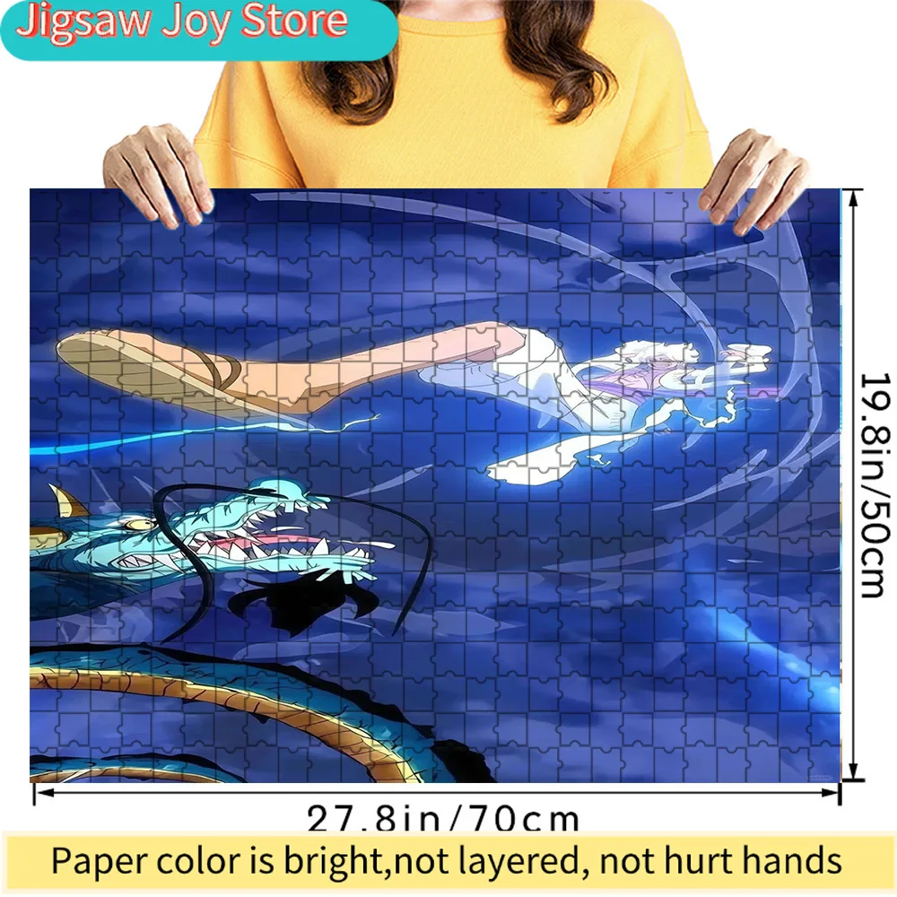 

Премиум-пазл из бумаги: Луффи (Гир 5) Ника против Кайдо в форме Дракона – Эпическая битва. Аниме-арт. Высококачественный картон.