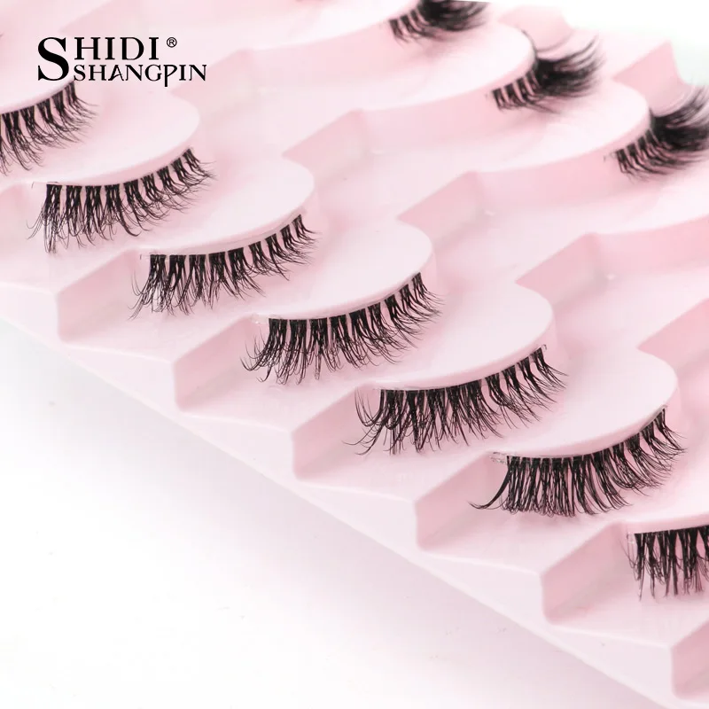 YSDO 3/10 paires demi cils chat cils naturels longs faux cils à la main moelleux 3D vison cils Extension maquillage maquiagem