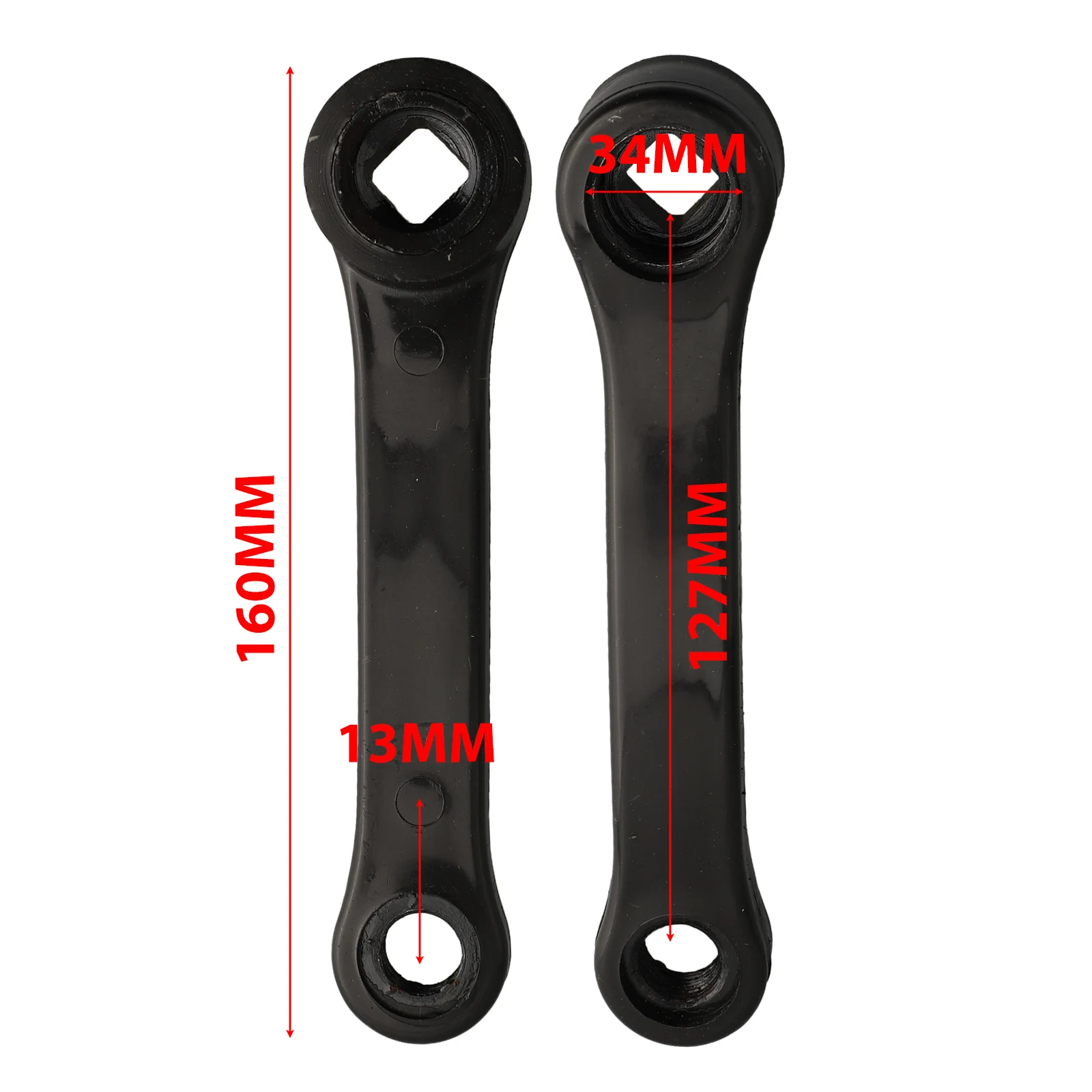 Functional High Quality New Practical Crankset Reliable Scooter Versatile Bicycle Bracket Cranks E-Bike Motorbike