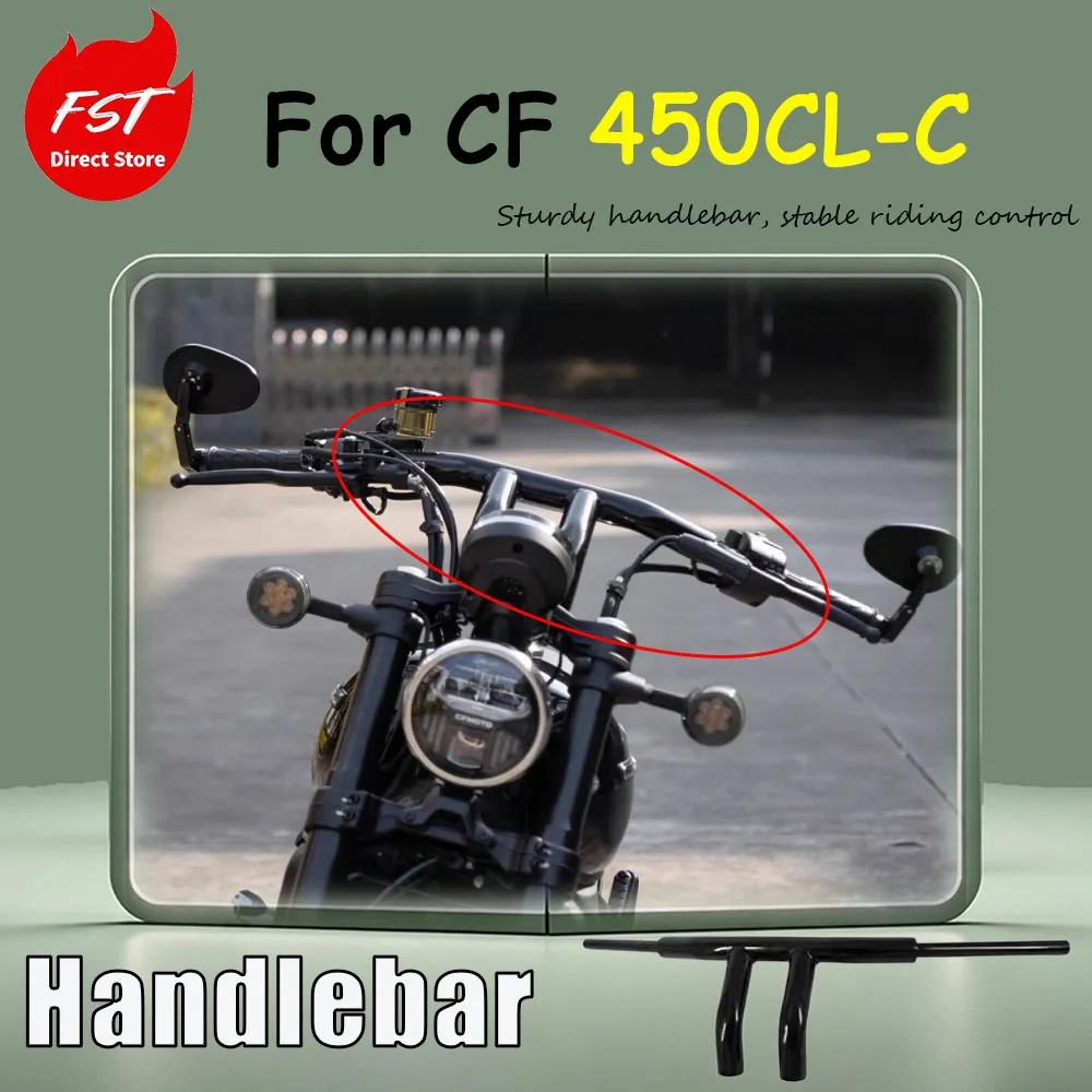 For CF 450CL-C Rear Suspension Kit - Thickened Handlebar, Elevated Handlebar, High-Strength Rearward-leaning Rear Handlebar