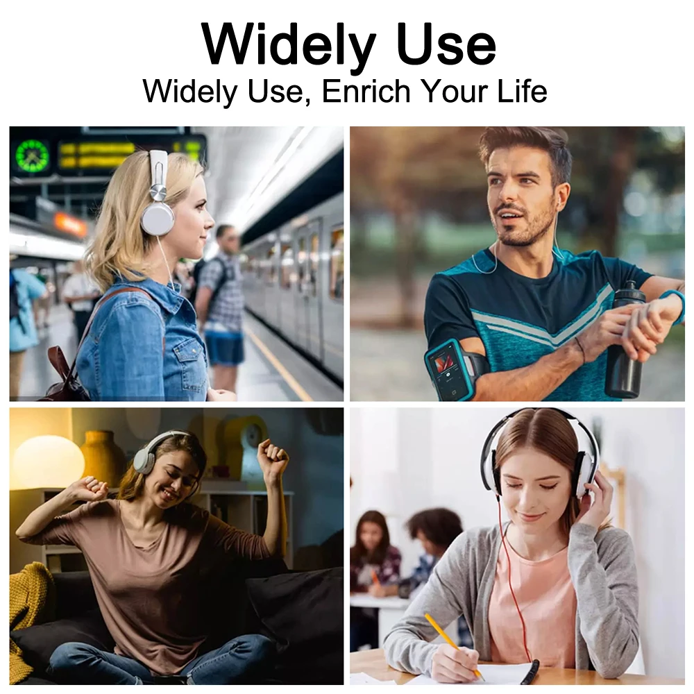 MP3 Music Player with Bluetooth 5.4 HiFi MP3 Walkman 2.4 " Touch Screen Built-in Speaker/Recorder/Video/Picture/E-book