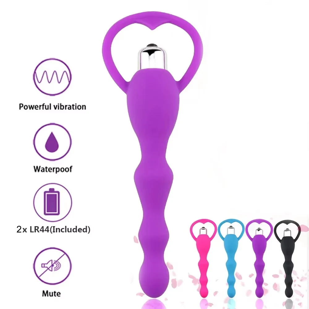 Anal-plug Aus Silikon Mit Vibrationsfunktion Für Prostatamassage_voghion.com