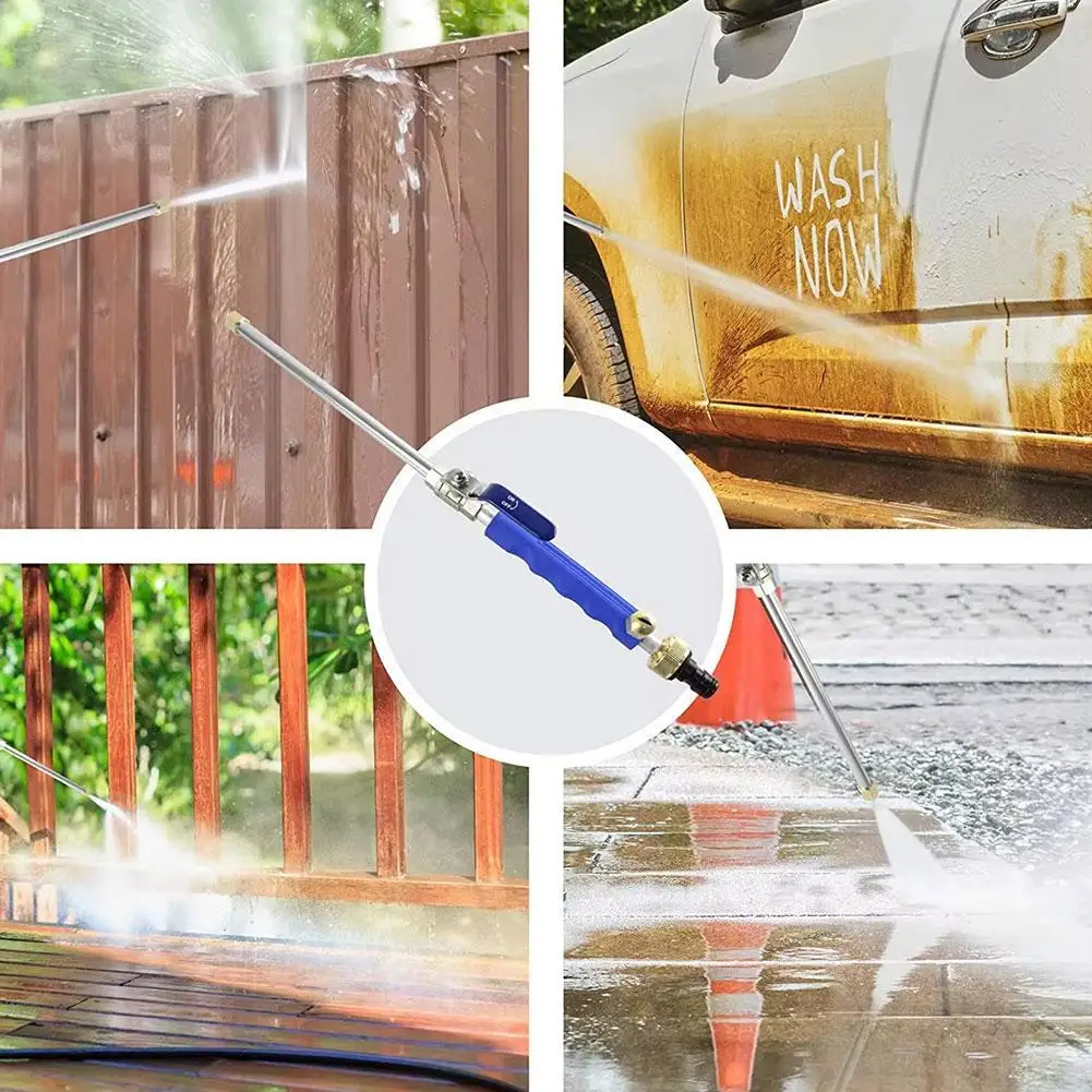 Car Wash Accessories Maintenance High Pressure Power Water Gun Washer Water Jet Hose Pipe Wand Nozzle Sprayer