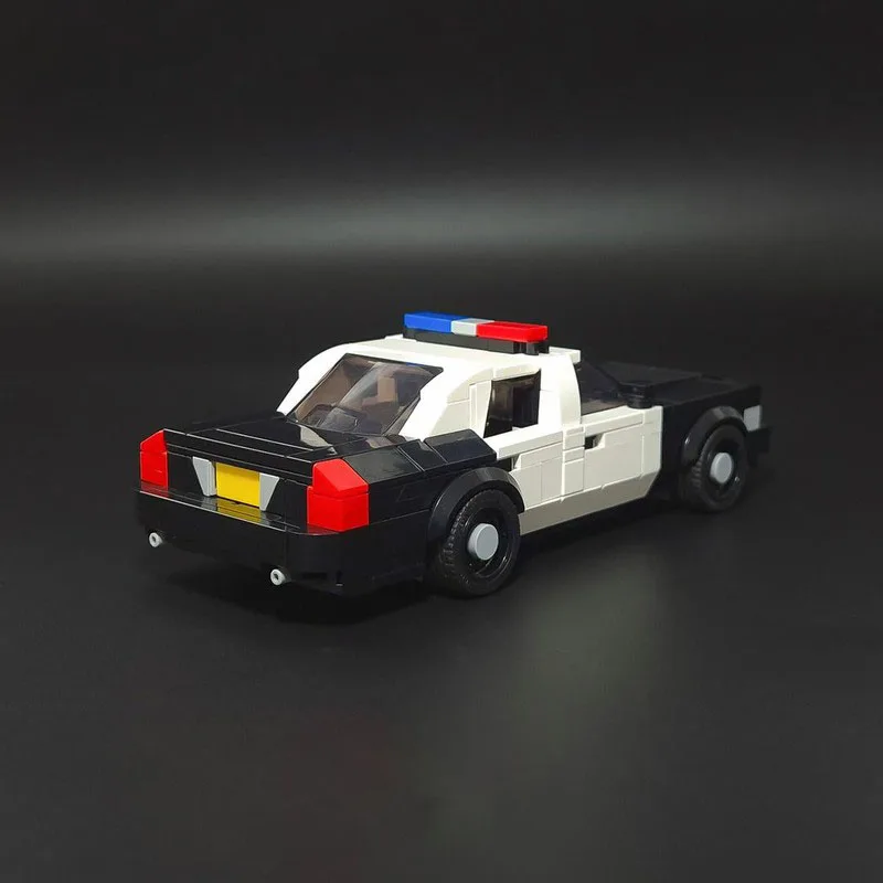 チャンピオンスピードカー MOC ビルディングブロック モジュール式警察追跡機 テクノロジーブロック クリスマス DIY おもちゃ 組み立てギフト