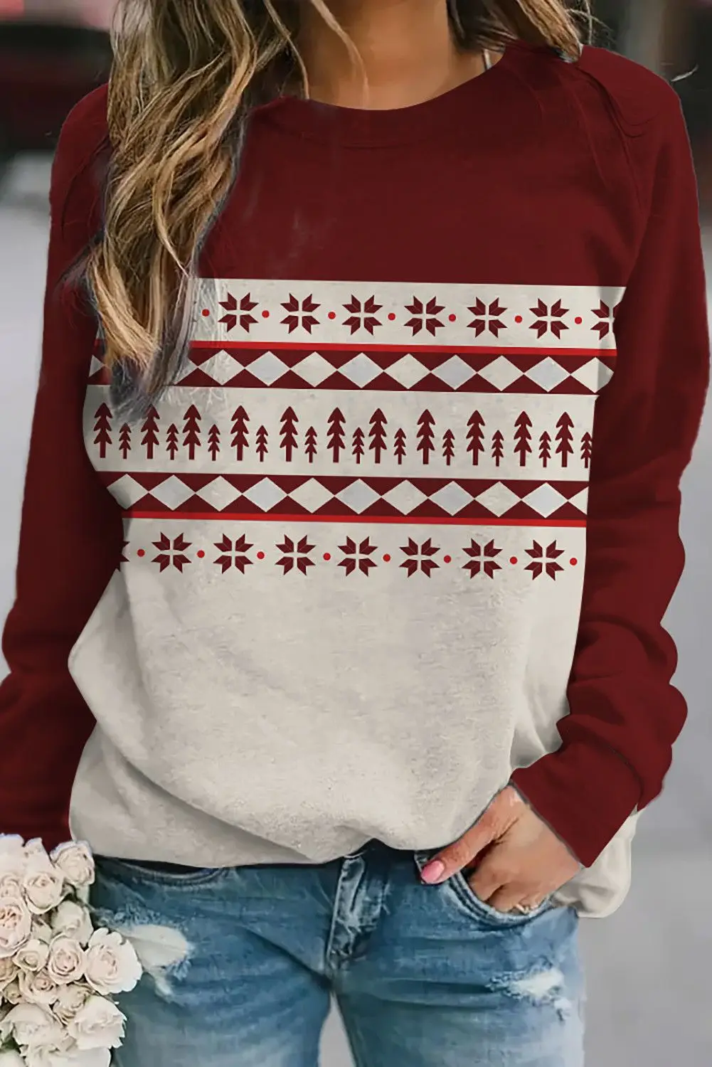 Fashion Christmas Santa Claus 3D Print Sweatshirts Women Raglan Long Sleeves Hoodie Pullover Harajuku Y2k Tops Female Clothing