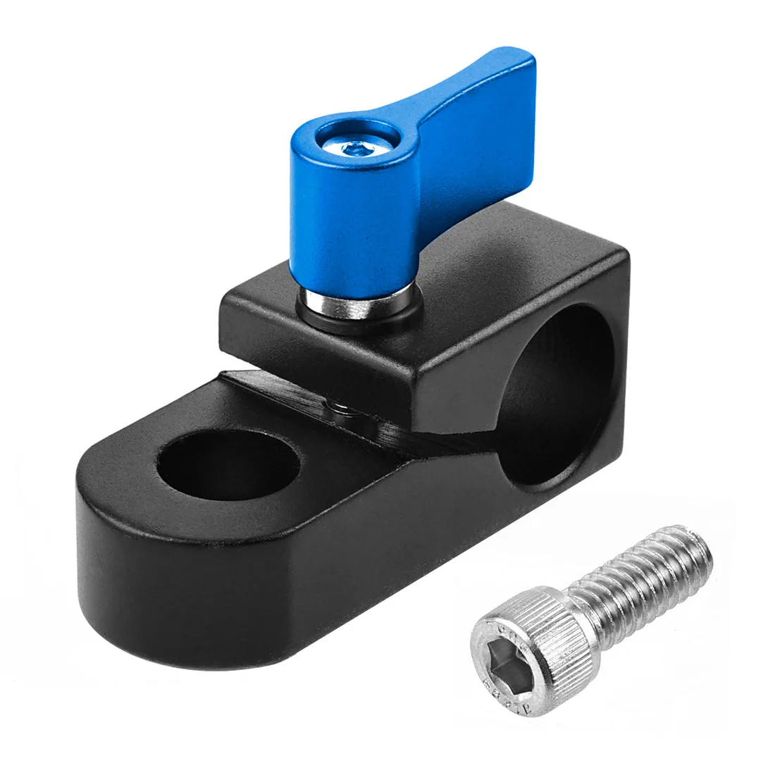 Einzel Rod Clamp 15mm Schiene Stecker Adapter Halterung mit 1/4 "-20 Gewinde Kalten Schuh Halterung für DSLR käfig Rig Mikrofon Licht Halter – Detail 25