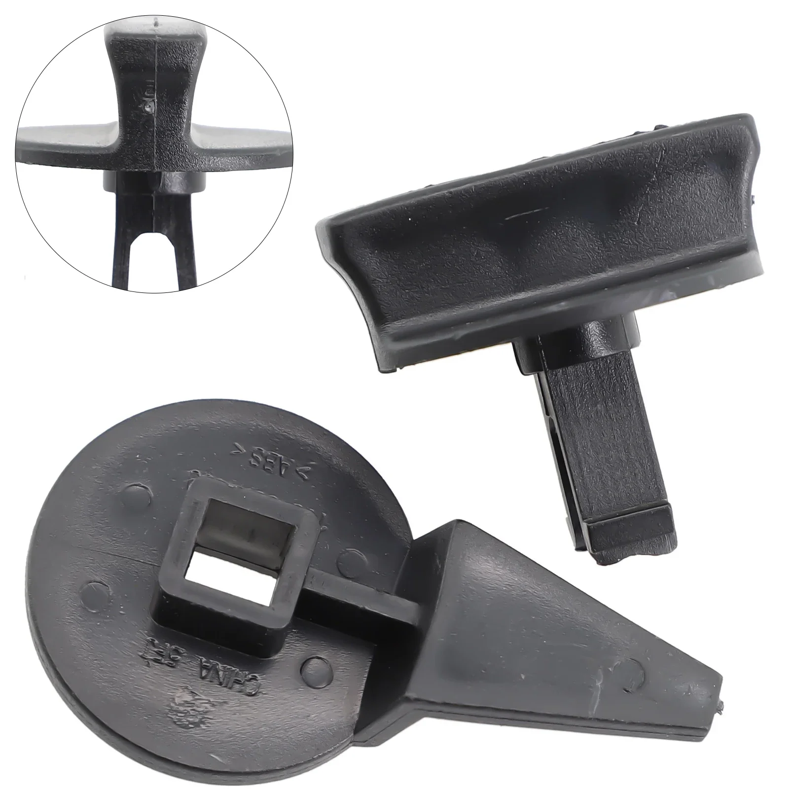 1PCS Trunk Trunk Lid Knob Buckle Clip Black 1J0867467, 3C9867467, 1J0867468, 3C9867468, 1T0867468 Lining Locking Bolt for Passat