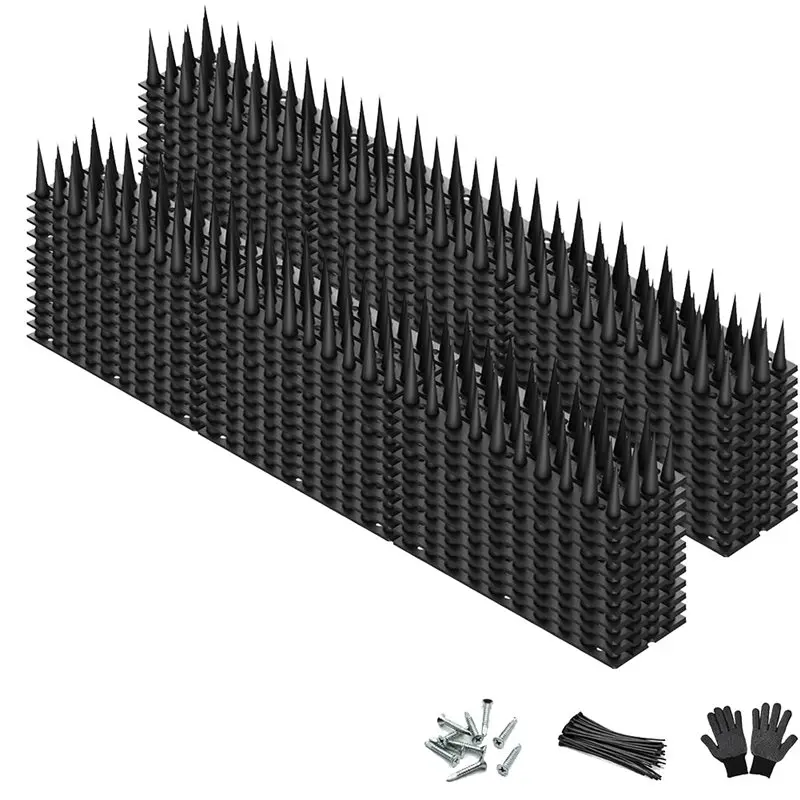 rmwin-ayuda-a-mantener-alejadas-a-aves-gatos-y-ardillas-paquete-de-24-puas-para-exteriores-disuasor-de-aves-para-palomas-y