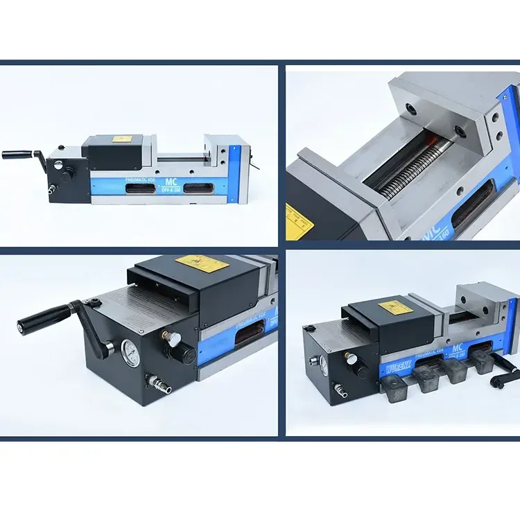 DPV-6-160 MC ملزمة هوائية هيدروليكية فائقة القوة لمركز الطحن CNC #4