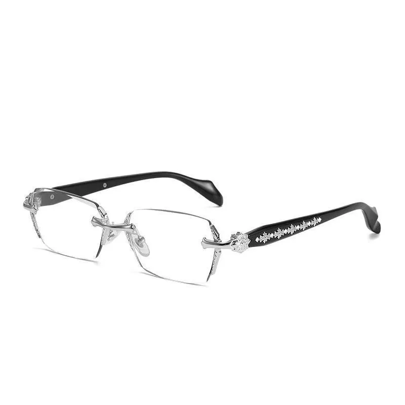 

Rectangle Fashion Popular Women Men Shades Rimless Sunglasses Small Square Driving Glasses Female Male Summer Traveling Eyewear
