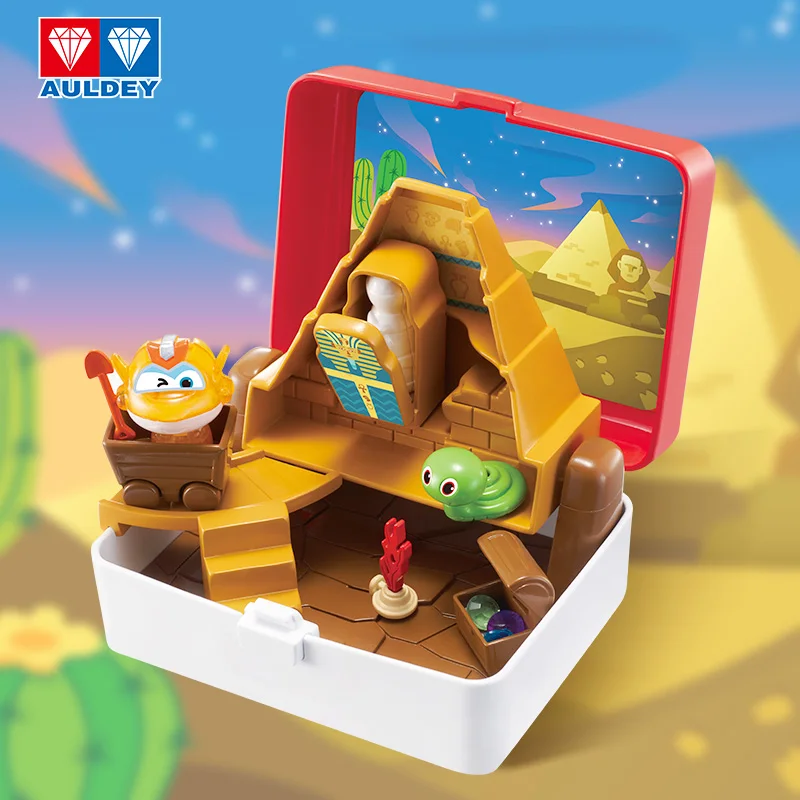 Super Wings Figurka Niespodzianka, Jett Scenic Spot, Dekoracja z Kulinarii Światowej, Zabawka dla Dzieci, PREMIUM PREZENT DLA DZIECI