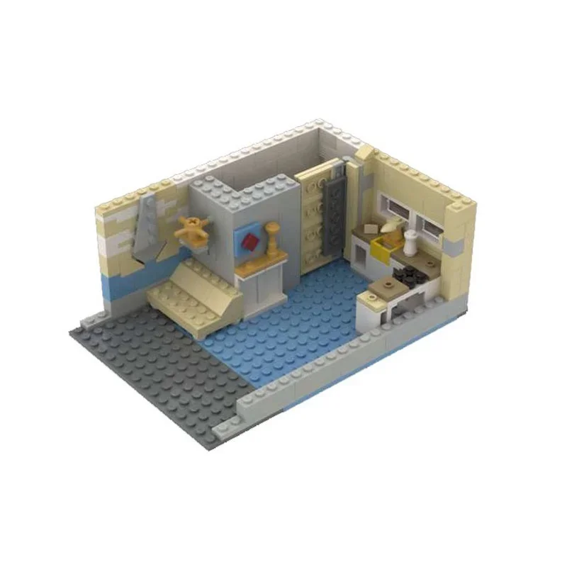 2225-teiliges MOC Modulares Haus-Bausatz Modulares Architekturmodell zum Zusammenbauen DIY Bausteine Weihnachtsgeschenke Kinderspielzeug Geburtstagsgeschenk