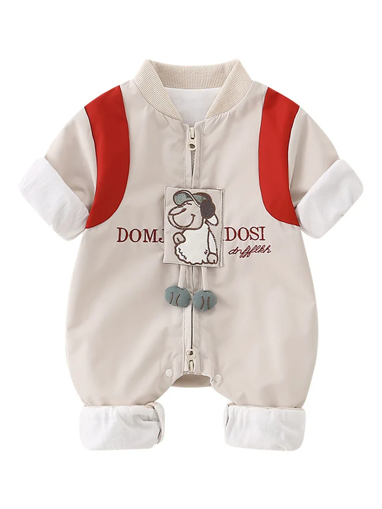 

Baby Boy Outfit Autumn Spring Outdoor Fce Rer Jaet Clothes Cling Suit Trendy Straight Leg Long Pants Medium Waist