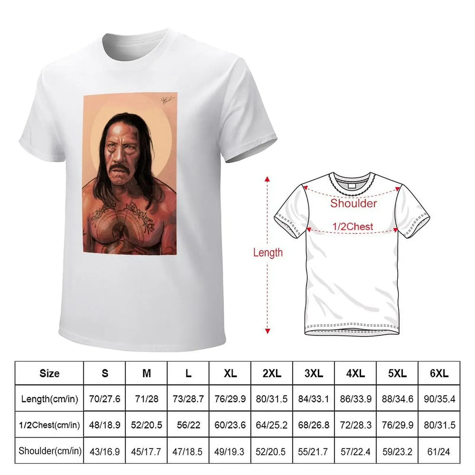 T-shirt Saint Trejo personnalisé pour garçons, surdimensionné, imprimé animal, t-shirts en coton pour hommes