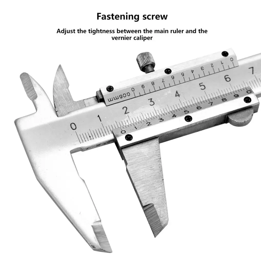 Carbon Steel Vernier Caliper Measurement Gauge Household Universal Metalworking Fitting 0-150mm Measuring Tool