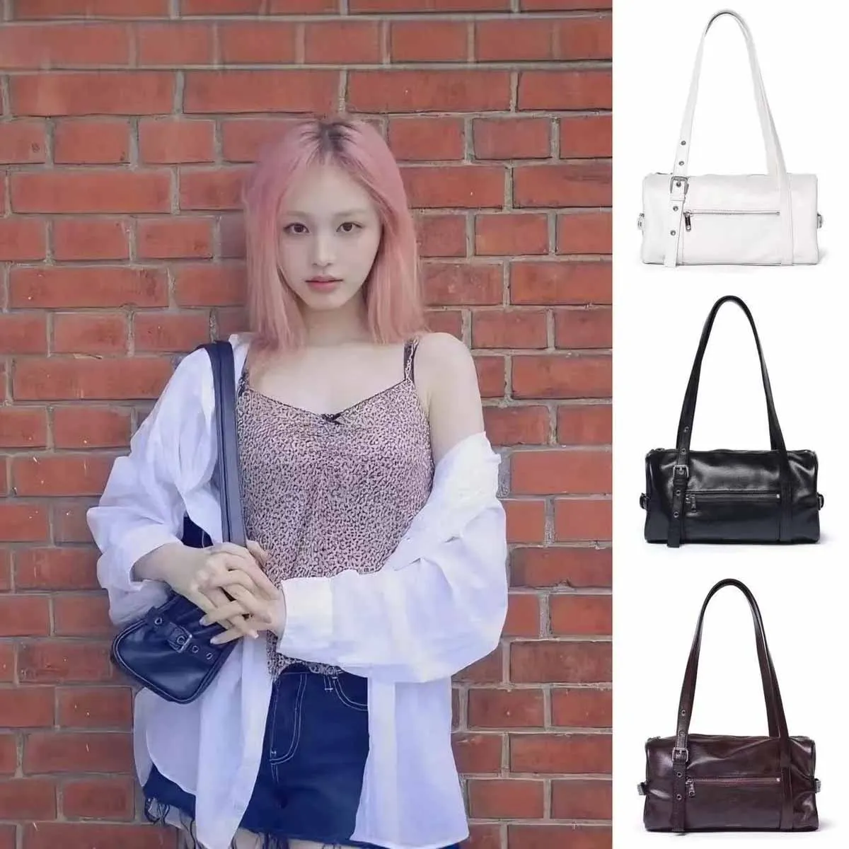 

Корейский дизайн, повседневные сумки на плечо для женщин, роскошные сумки-тоут из мягкой кожи, большие вместительные дорожные сумки для поездок на работу, высокое качество