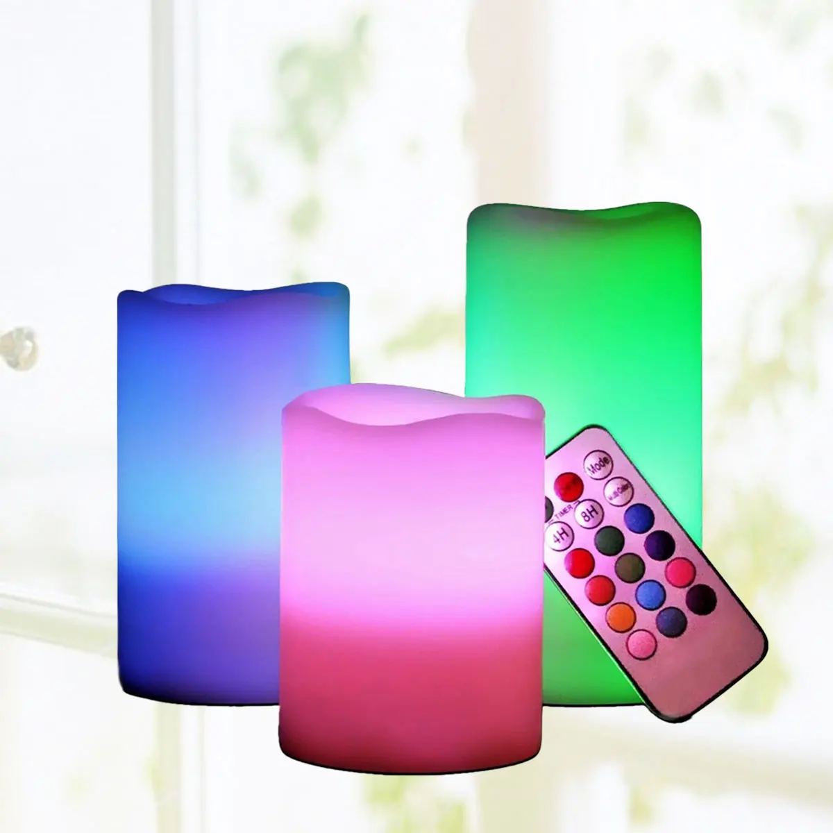 

C Night Lamp Electronic Remote Control Color Changing LED Soft Light Decorative Birthday Wedding Party Festivals Home
