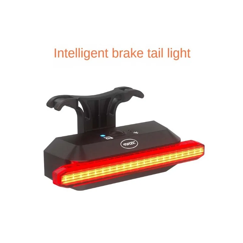 

Smart bicycle COB tail light mountain bike smart brake light waterproof light riding equipment accessories seat tube