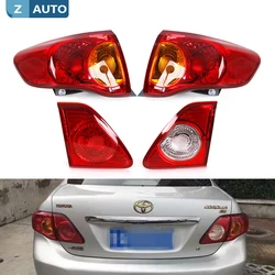Toyota Corolla 용 자동차 뒷 브레이크 램프 2008 2009 2010 미등 하우징 전구가없는 외부 측면 테일 라이트 8155002460