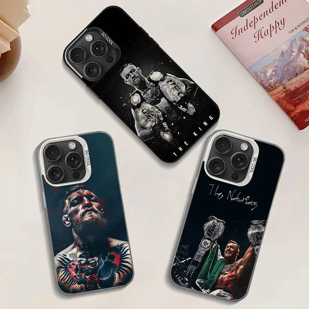 Conor m-mcgregor b-boxing funda de teléfono para IPhone 17 16 15 14 13 12 Mini 11 8 7 Pro Max Plus funda de teléfono colorida