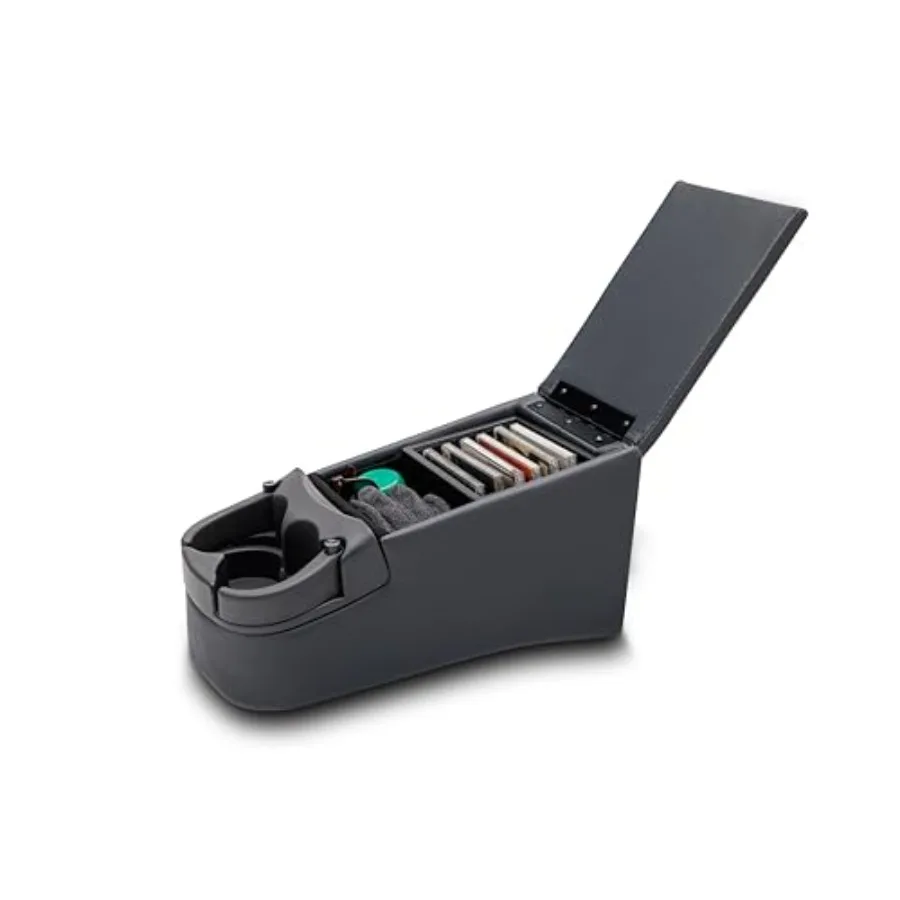 

Universal Truck Bench Console in Charcoal for Vehicle Interior Storage and Organization with Durable Material and Sleek Design