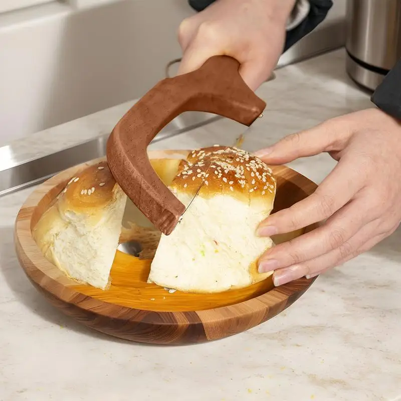 Bread Slicer Bread Slicer Bow Saw For Slicing Bow Bread Cutter For Sourdough Wooden Bread Bow Cutter For Baguettes Thick