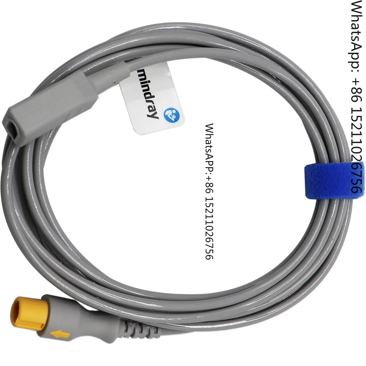 original-mindray-mr420b-temperature-probe-adapter-extension-cable2-pin-square-connector-for-patient-spare-part