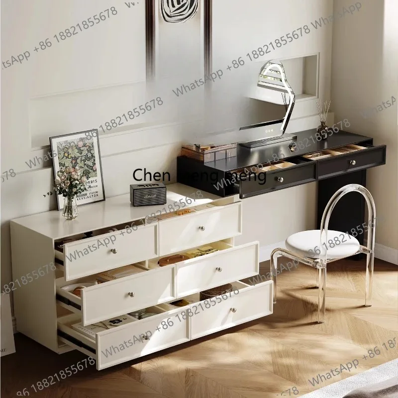 

F4567Perfume Stand Italian Dressing Table Girls Mirror Luxury Classic Dressing Table Organizer Storage Mesa De Maquillaje Furnit