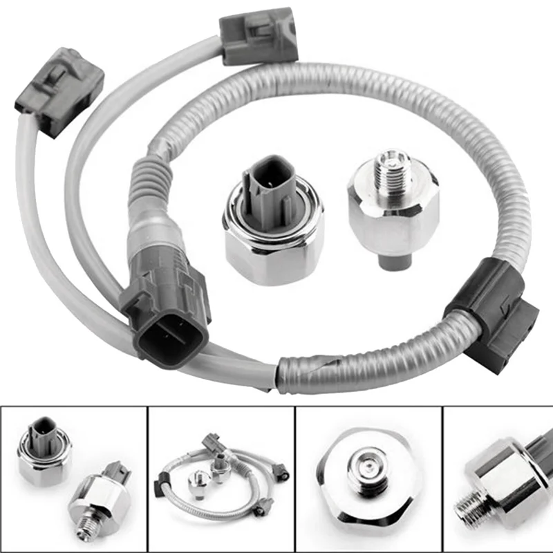 A040-1Set Knock Sensor+Wire Harness For Toyota Avalon-Camry Highland Sienna-Solara 89615-12090 82219-33030 82219-07010 - Image 6