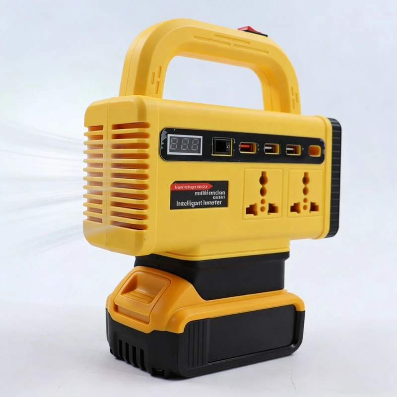 

Многофункциональный интеллектуальный инвертор-преобразователь, портативный инвертор постоянного тока 21В в переменный ток 180В-220В для аккумуляторов Dewalt 20В (без аккумулятора)