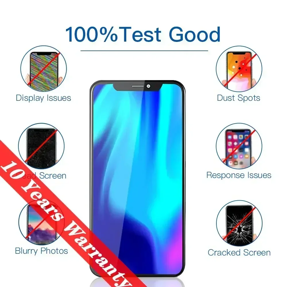 Pinzheng display de alta qualidade incell lcd oled oem amoled para iphone xs max x xr 11 12 13 mini pro promax substituição da tela