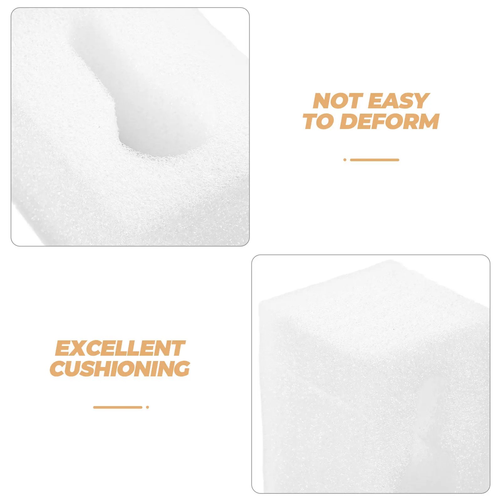 20Pcs Pearl Cotton Corner Protector Blocks for Bottles Pump Heads Soft Cushion Foam Lining Bottle Transportation Protection