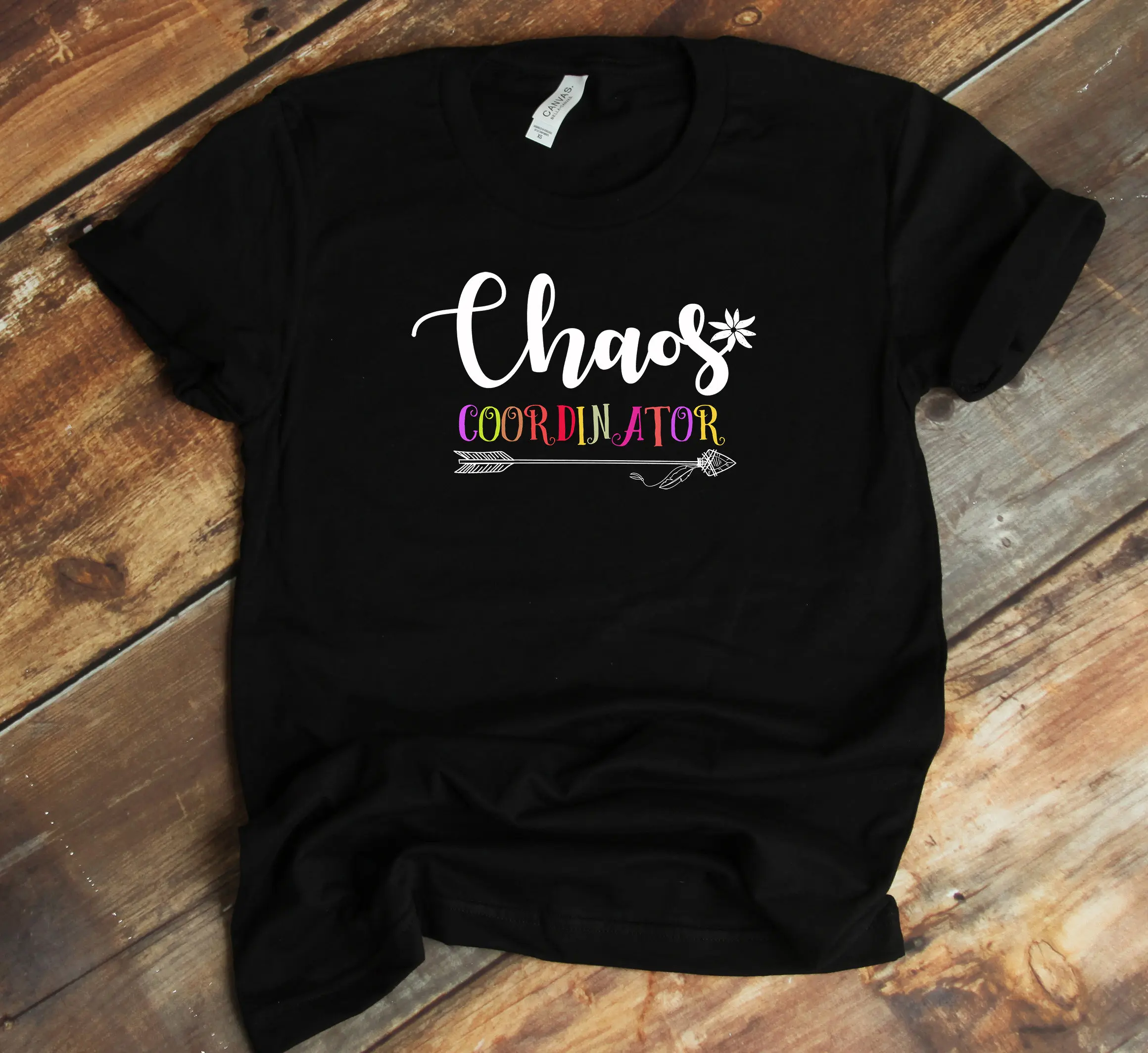 Chaos Coordinator T Shirt Funny Manager Pre School Teacher Mom