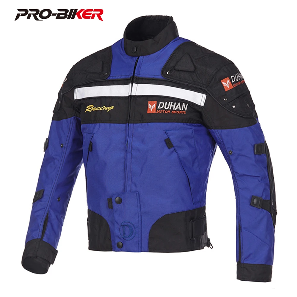 

DUHAN Chamarra Motociclista со съемной подкладкой, куртка для мотокросса, ветрозащитная мотоциклетная куртка, которую можно носить для мужчин и женщин