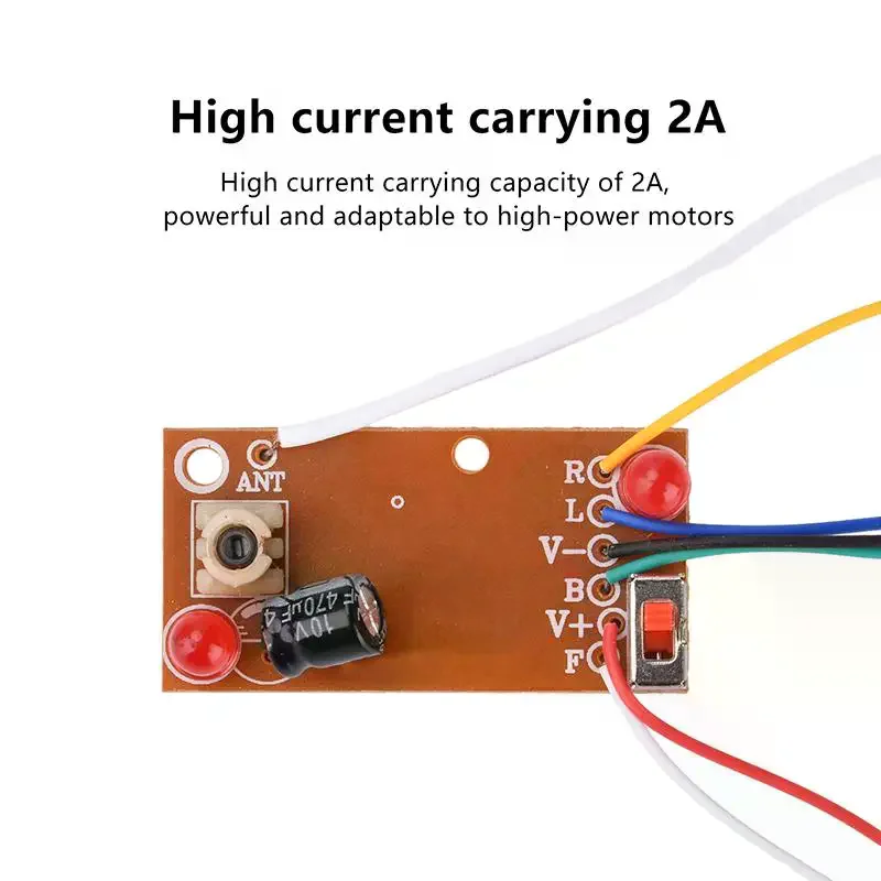 Control DIY RC Cars! Four-Channel RC Remote Control Module DIY Car Transmitter Receiver Board 27MHz