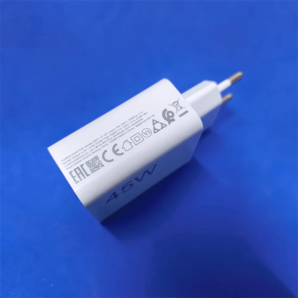 For Xiaomi Redmi Note 14 15 Pro 45W Turbo Charger Fast Charge EU Adapter Type C Cable For Mi 11T 10T POCO X3 NFC X4 X5 GT M5S M6