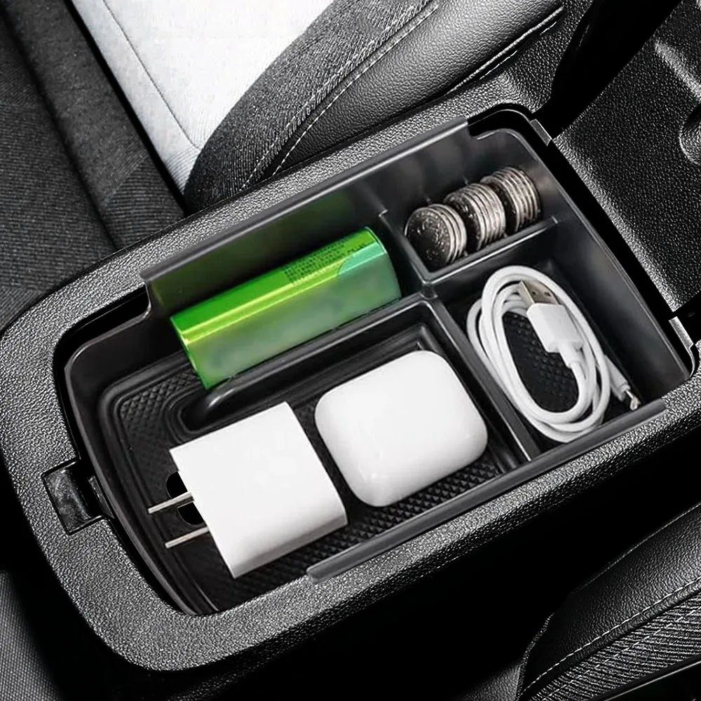 Auto-Armlehnen-Aufbewahrungsbox für Chevrolet Trax Seeker 2024 2025 2026 Mittelkonsolen-Organizer Ablagefach Halterung Etui Innenraum-Zubehör – Detail 2