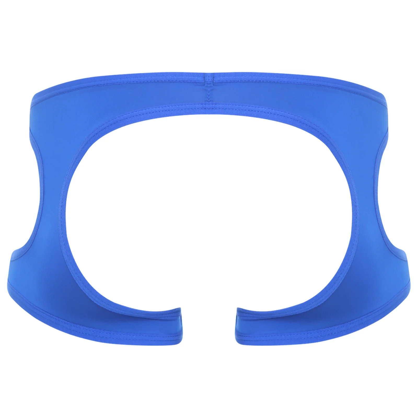 Mens Lingerie Low Rise Jockstraps Briefs Sissy Panties Opening Crotch Cut Out Sides Stretchy Underwear Panties Boxer Underpants