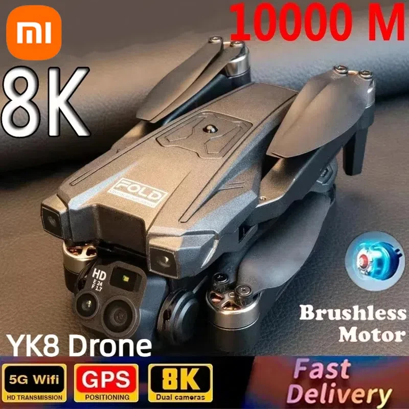 Xiaomi YK8 Drone 8K Professional HD Wide Angle Camera Brushless Motor With 5G GPS Obstacle Drones Avoidance Helicopter Toy