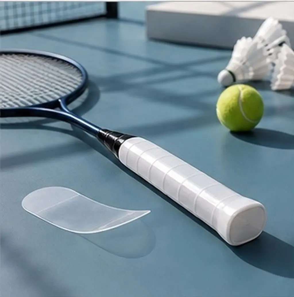 Clear TPU Tennis Racket Head Tape – Weather-Resistant, Compact & Easy to Store
