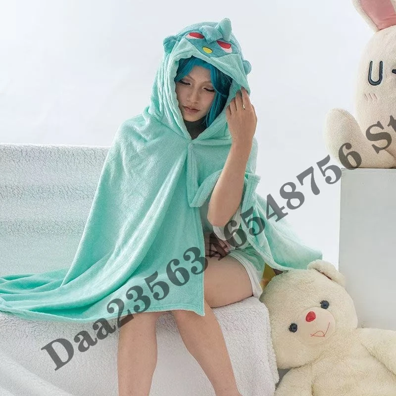 Game Anime Xiao Cosplay Blanket Cloak CaThree Piece Bedding Set - Luxury Comforter Set with Queen King Size Including pillowcase