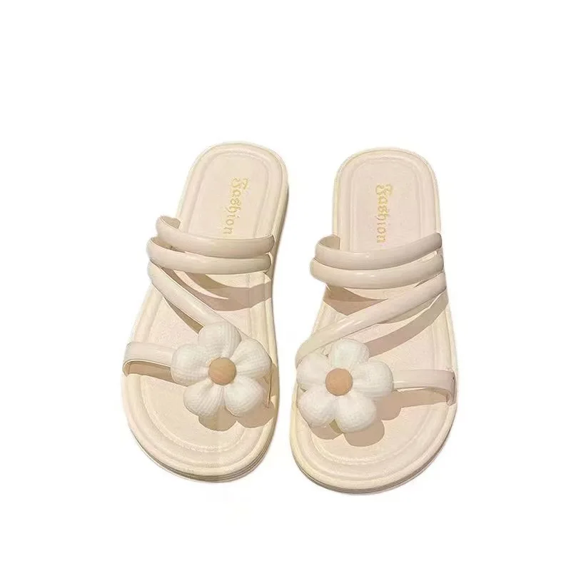 Sandali da donna estivi nuove pantofole di girasole da bagno per interni antiscivolo per il tempo libero comode pantofole da spiaggia all\'aperto