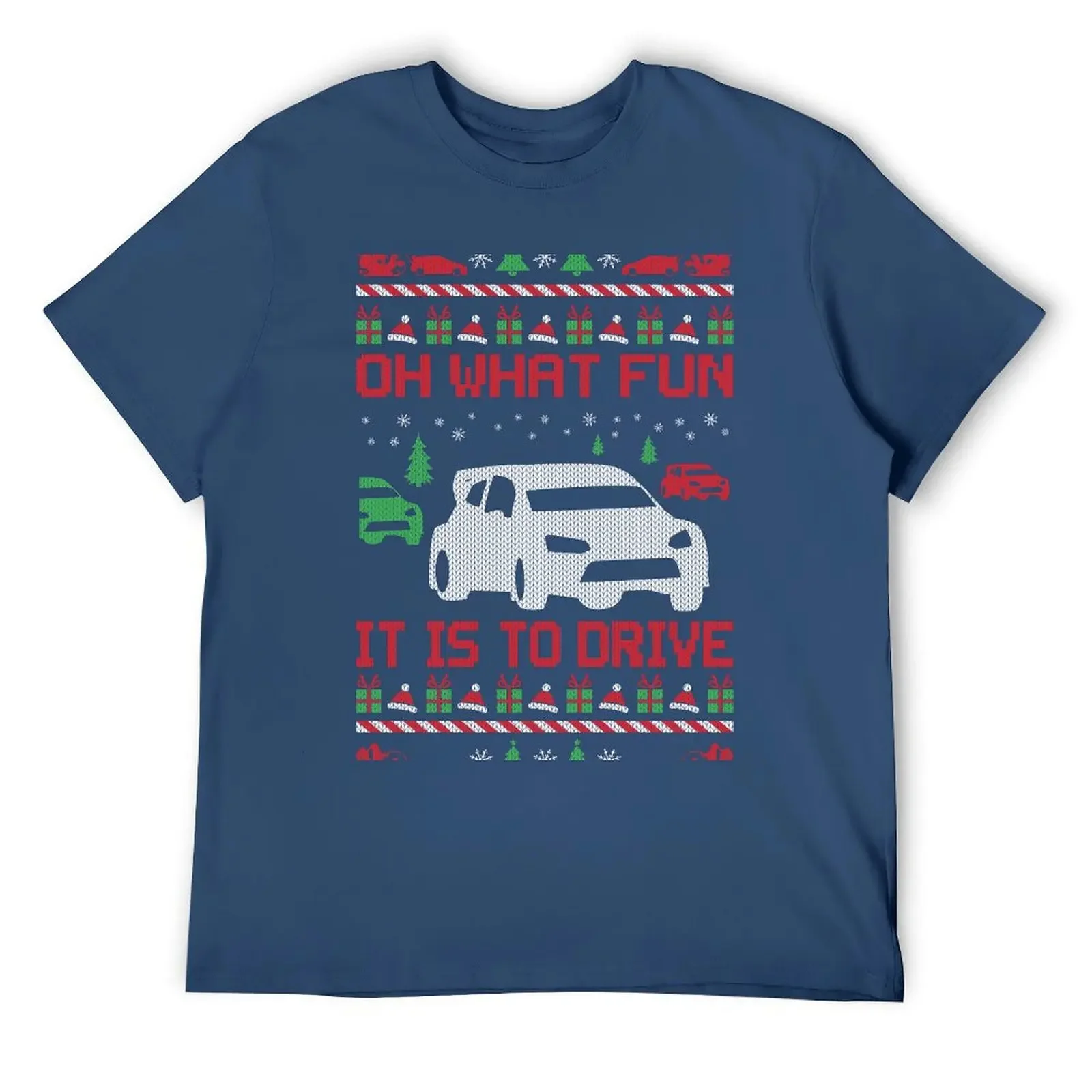 

Rally Car Race Christmas T-Shirt oversized t shirt luxury designer mens t shirts top quality