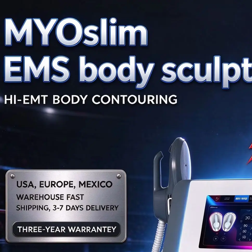RF Sculpting Body Sculpt Machine MYOslim 7500W HI-EMT Slimming Weight Loss Burning Fat Muscle Stimulation Equipment