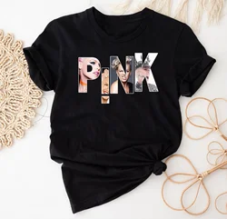 Music Tour P Nk Pink Singer Summer Carnival T Shirt Size S-4XL TT2562 2024 NEW Camiseta Short Sleeve