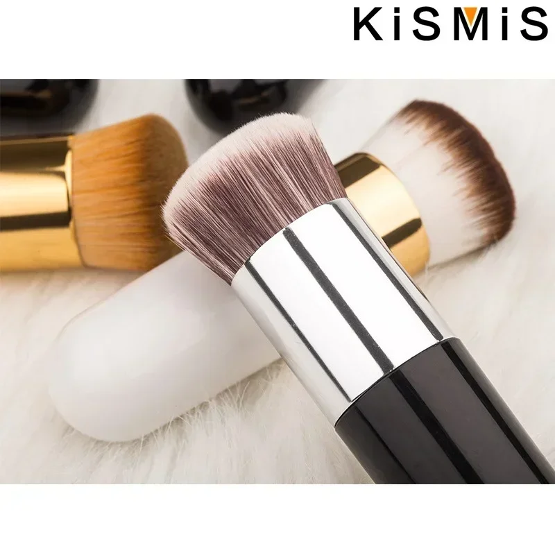 Professional Flat Cream Makeup Brushes Set for Flawless Face Cheek Contour Blusher Foundation Powder