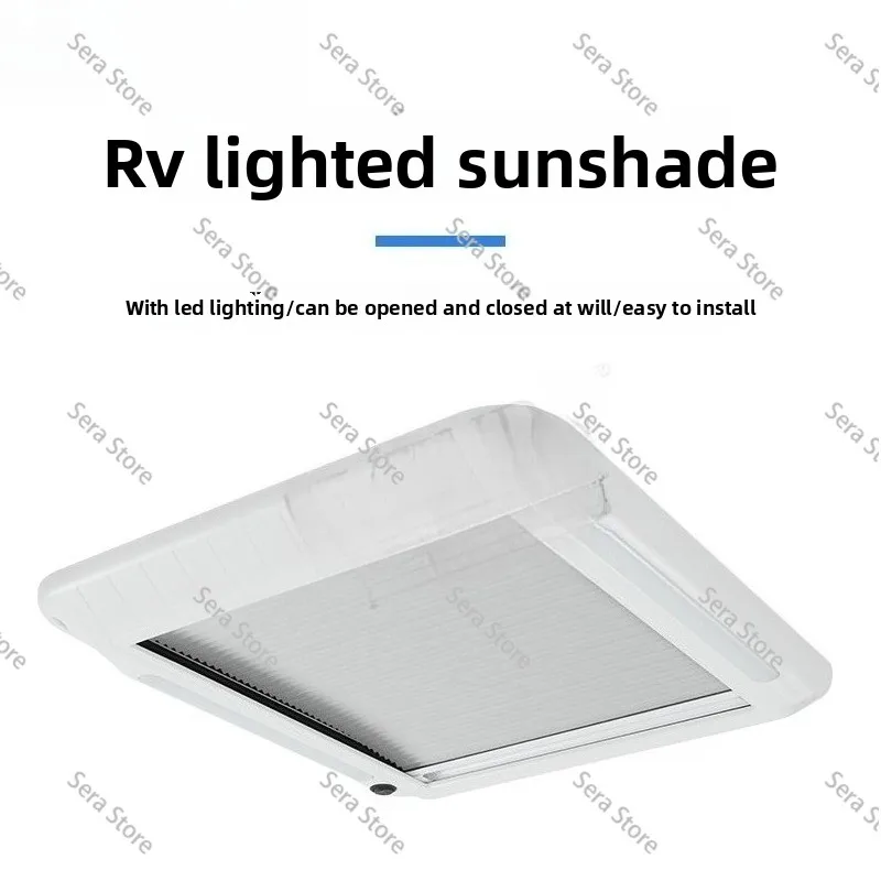 RV Modification Accessories Trailer Travel Car Ventilation Fan Sunshade Exhaust Fan Fan Shade Curtain Privacy Curtain